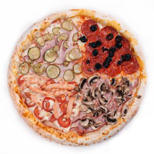 Пицца 4 сезона (40см классическое хот - дог борт)