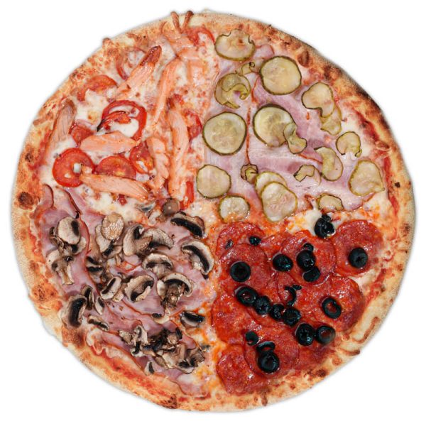 Пицца 4 сезона (40 см тонкое)